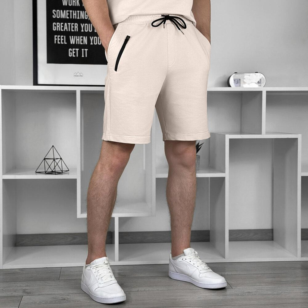 Кремові шорти для чоловіків весна/літо Pobedov Griz Київ - фото 4