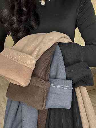 Женские утепленные брюки мом из вельвета на плотном флисе Мокко, 50/52 Одесса