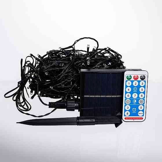 Вулична новорічна гирлянда 30 м, 300 LED, жовта Київ