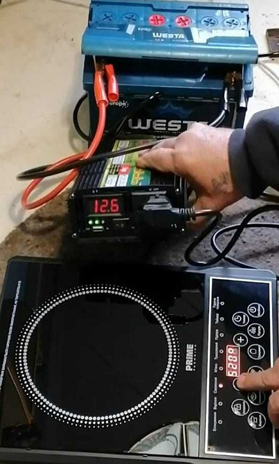 Гібридний Инвертор с зарядкой. Преобразователь 12- Київ - фото 1