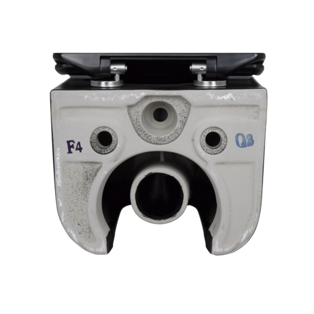 Унітаз підвісний Qtap Taurus безобідковий із сидінням Soft-close QT2433084EUQMB Київ - фото 7