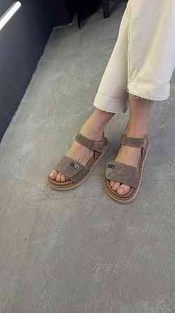 Olli Босоніжки жіночі шоколадні літні OLLI Л-45-21113 натуральна замша / Стильні босоніжки р. 3 Киев