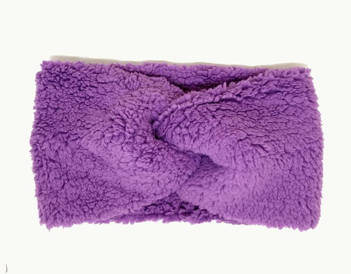 Повязка женская осень весна фиолетовая Тедди Киев - изображение 1