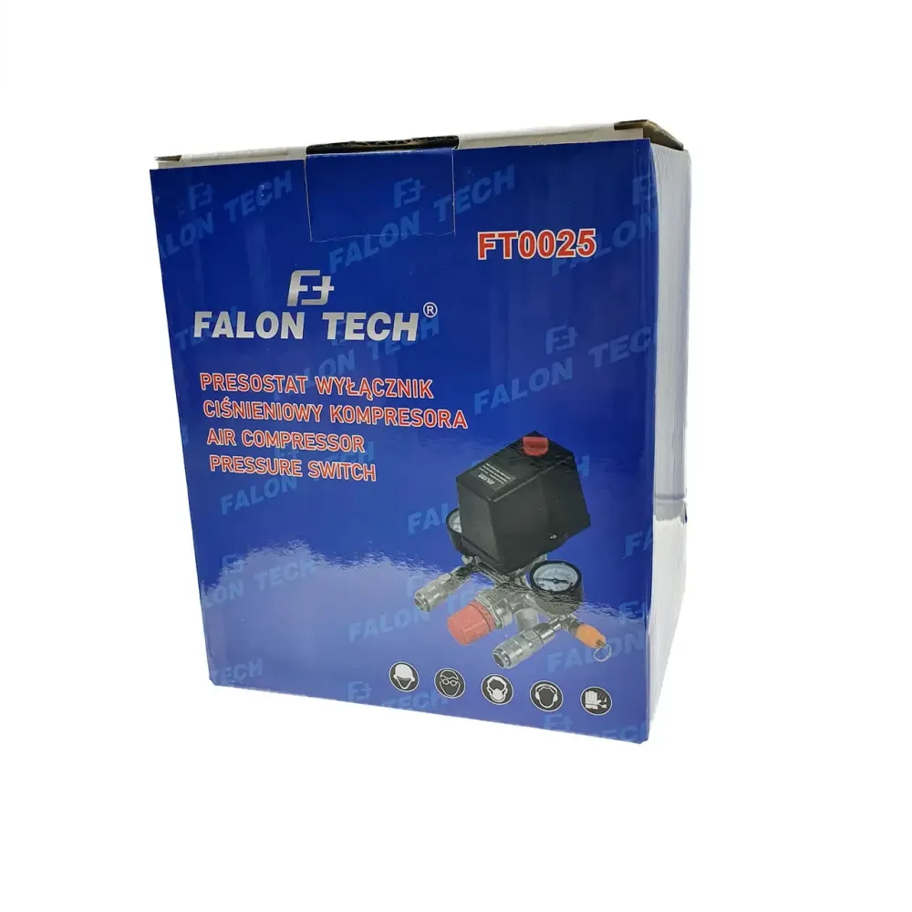 Пресостат для компресора 220В Falon Tech FT0025,Автоматика на компресор Львов - изображение 2