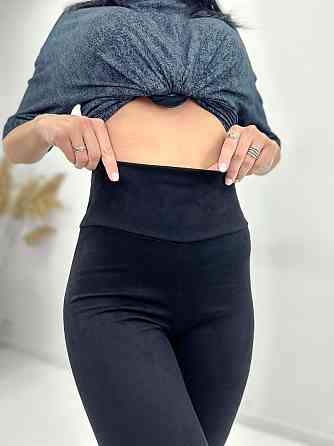 Жіночі замшеві лосини Антарес 46, Чорний Київ