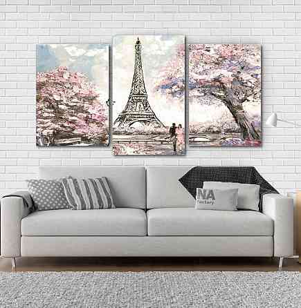Модульная картина Париж Art-42_3 Киев