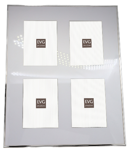 Фоторамка EVG ONIX 10х15 A01 COLLAGE 4 Silver (7119201) Киев - изображение 1