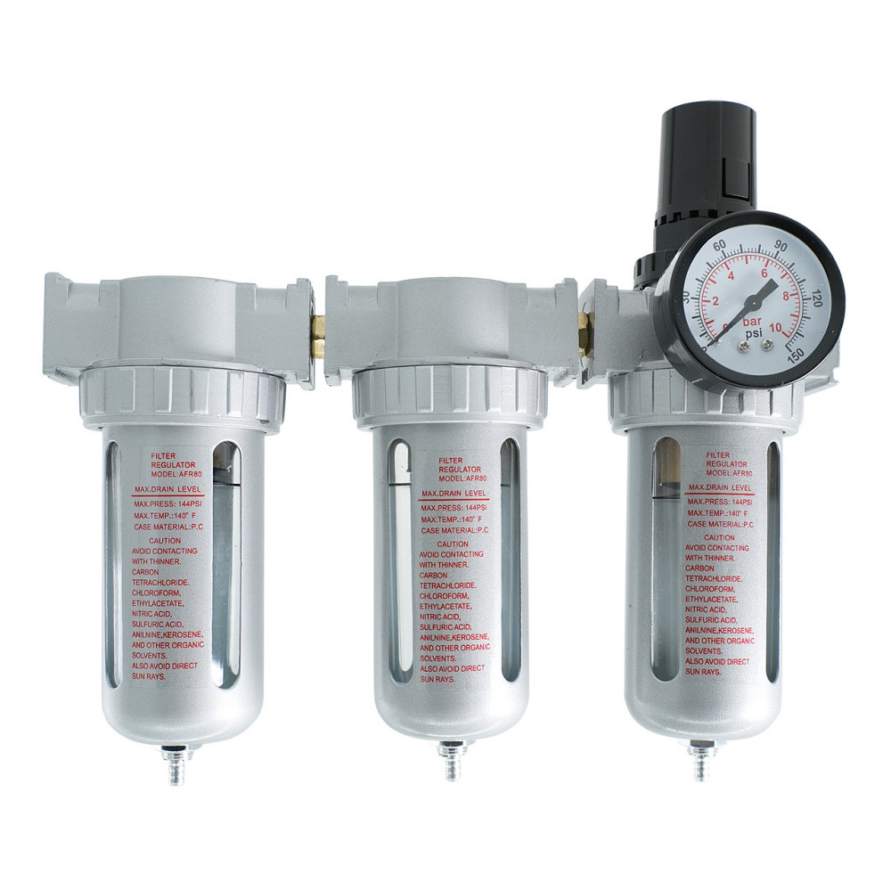 Блок підготовки повітря 3 ступені (PROFI) 1/2" AIRKRAFT AFRLL804 Чернігів - фото 1
