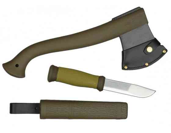 Туристичний Набір Сокира з чохлом та ножем Morakniv "Camping Axe + Knife Outdoor" (1-2001) Сталь Нововолинськ