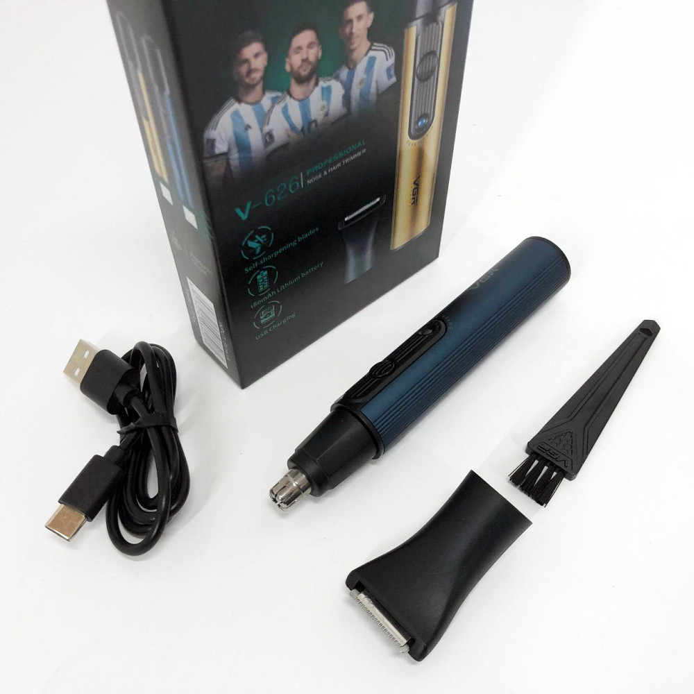 Триммер для носа и бровей, Тример для ушей на батарейках Триммер бритья ушей BY-45 Львов - изображение 2