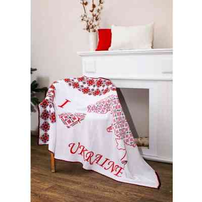 Плед Прованс в&apos;язаний Вишиванка 100х150 см (4823093442962) Вінниця