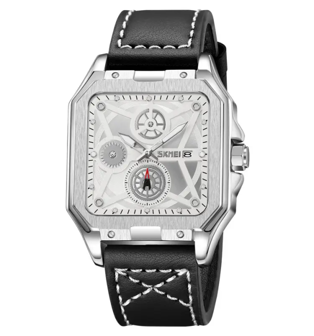 Часы мужские наручные классические Skmei 9330 (Серебристый с серебристым) Винница - изображение 1