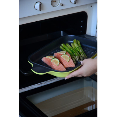 Жаровня Ringel Zitrone 34x24x13.5 см 6+3 л Жовта (RG-2108-34) Вінниця - фото 6