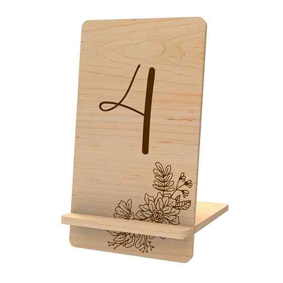 Номерки EKOSTAR деревянные настольные 100х60 Киев