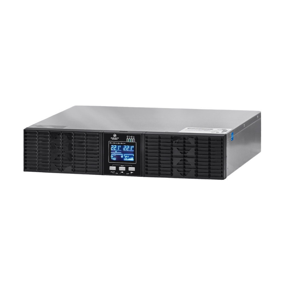 Джерело безперебійного живлення Kraft KRF-RM/10KVA/10KW/Ex Pro Online UPS під зовнішній акумулятор (42-00050) Київ - фото 13