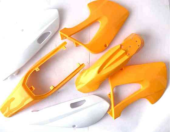 Пластик (комплект) Питбайк 125сс (желтый) RG Мукачево
