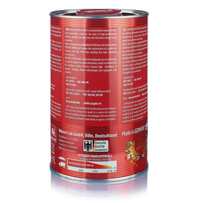 Моторное масло Wolver Super Light 10W-40 1л (4260360941054) Винница - изображение 2