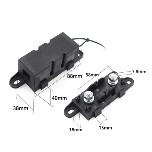 Силовой плавкий предохранитель MEGA 100А с держателем M8 и защитной крышкой Киев - изображение 5