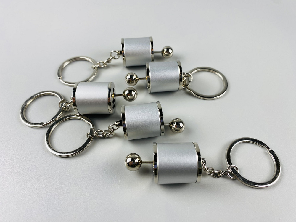 Брелок коробка передач для ключів, брелок КПП на ключ для водія з металу сріблястий з металу Мукачево - фото 5