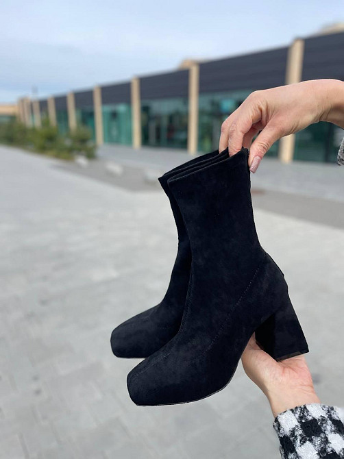 Без бренда Черевики жіночі SEE SEVEN 1159 чорні (весна-осінь, замша/велюр натуральна) (5402) 36 Коломыя - изображение 10