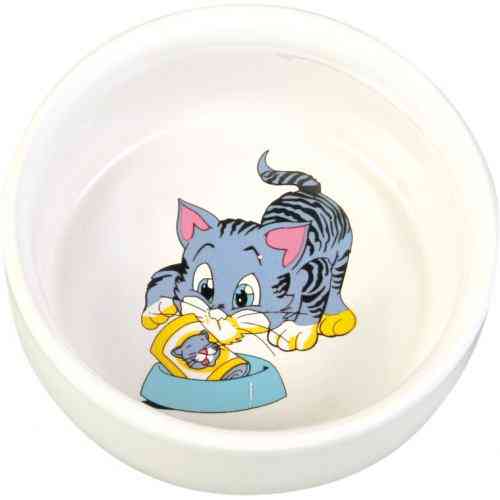 Миска Trixie для кошек с котиком керамическая 11 см 300 мл Киев