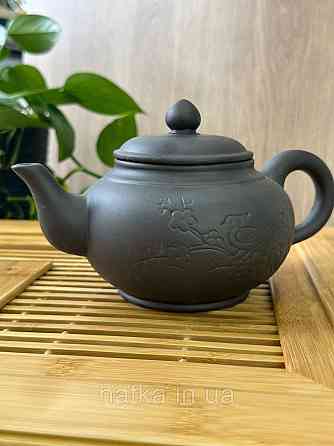 Чайник заварювальний ісинська глина 750 мл "Весна" темний Т2560-1 Київ
