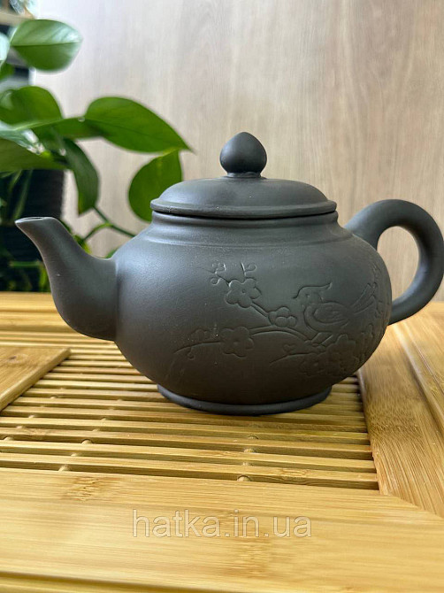 Чайник заварювальний ісинська глина 750 мл "Весна" темний Т2560-1 Київ - фото 1