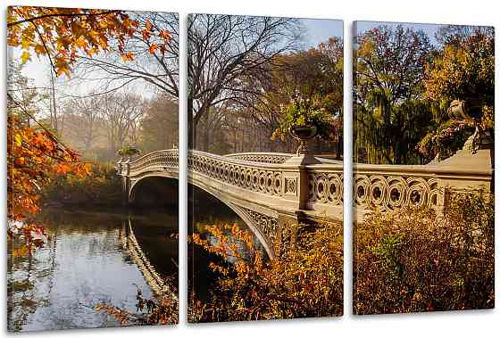 Модульна картина у вітальню/ спальню        Осінь       ART-052_3A Київ