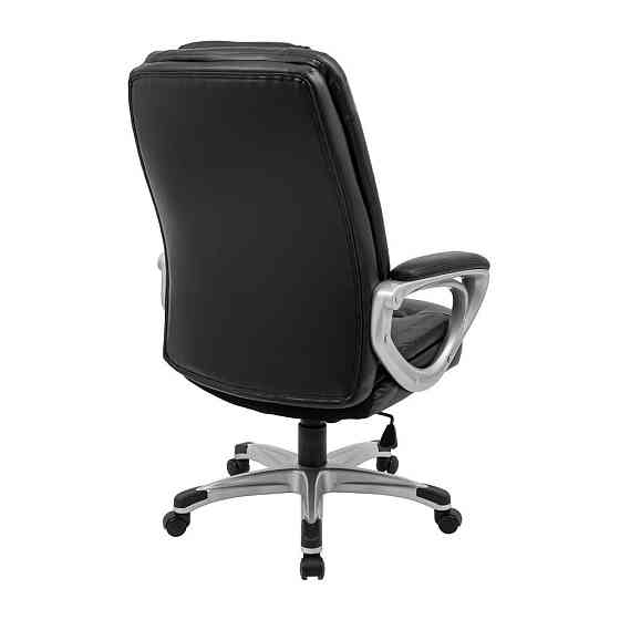 Офисное Кресло Руководителя Elite Pro М1 Tilt Кожа-сплит Черно-серый Киев