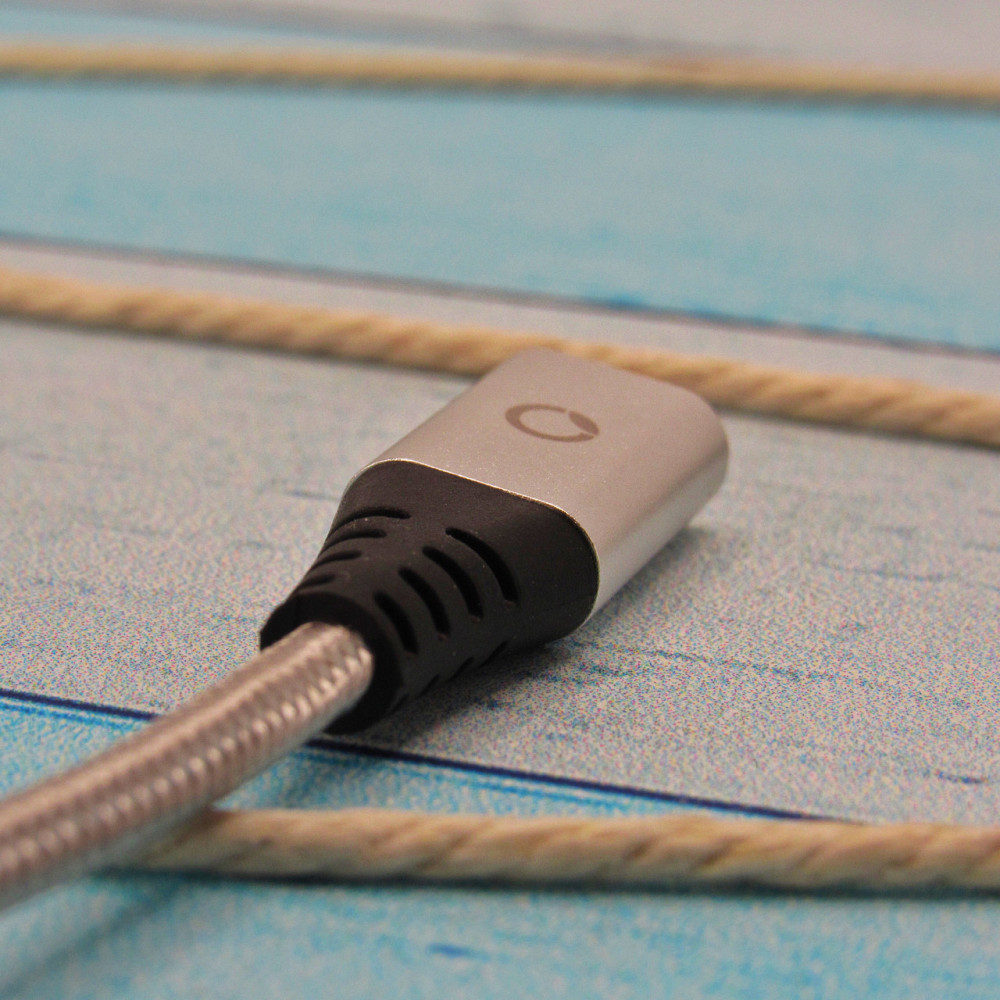 Магнітний кабель Pzoz 1 м MicroUsb Gray Київ - фото 3