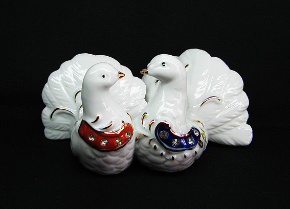 Статуэтка фарфор Голуби пара Киев - изображение 1