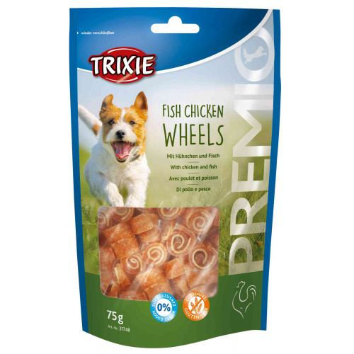 Лакомство Trixie Premio Fish Chicken Wheels для собак с курицей и рыбой 75 г Киев - изображение 1
