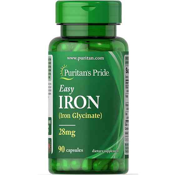 Easy Iron 28 mg (Iron Glycinate) - 90 Capsules Луцк