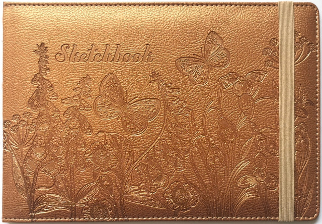 Скетчбук А5/64 арк. "Bourgeois" чисті аркуші, на гумці, шкірзам обкл, 9314, шт Київ - фото 1