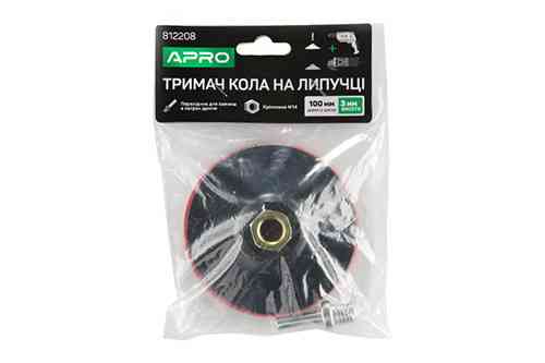 Держатель круга на липучке 100*3мм APRO Ровно