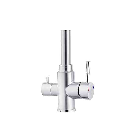 Змішувач для кухні з підключенням до фільтра Kroner KRP Edelstahl Klassisch - ESG038 сатин Київ