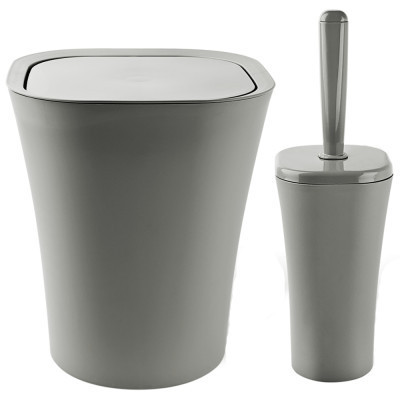 Набір для ванної кімнати Planet Household Papillon 2 предмети сірий (6891) Вінниця - фото 1