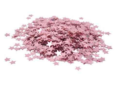 Конфетті із фольги Зірочки 10 г 1 см рожеве золото Київ