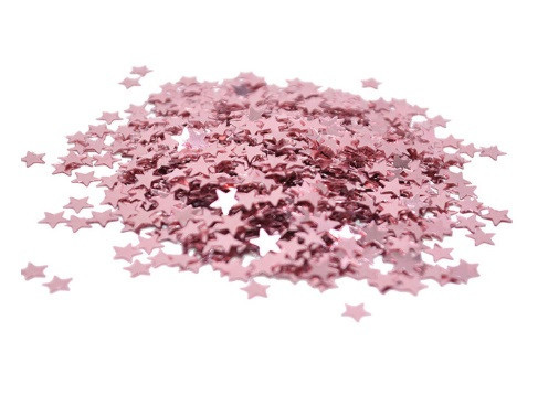 Конфетті із фольги Зірочки 10 г 1 см рожеве золото Київ - фото 1