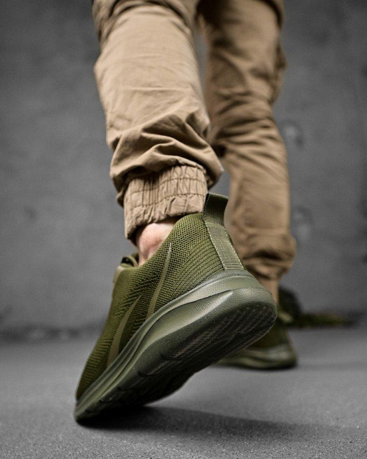 Літні міські кросівки М171-3 олива ДЛ63960 Одеса - фото 3