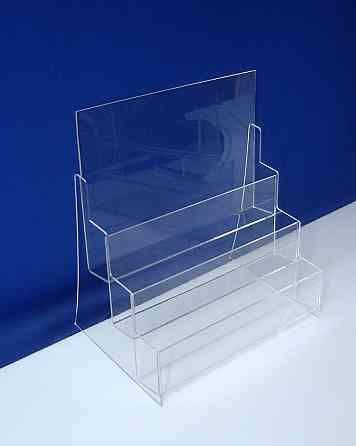 Подставка EKOSTAR для буклетов - 2 евробуклета и А5 гор Киев