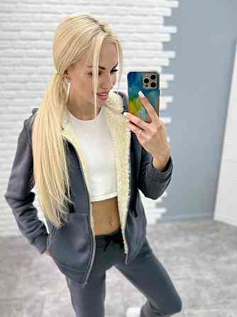 Зимовий спортивний костюм на хутрі "Nord" оптом | Норма Графіт, 42-44 Київ