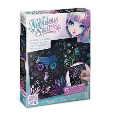 Набор для творчества Nebulous Stars Гратаж: Звездные гравюры (11014) Винница