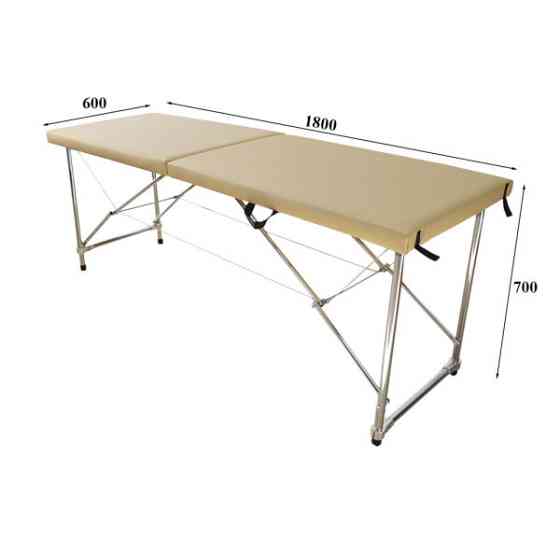 Косметологическая кушетка с тележкой и стульчиком со спинкой (комплект) Киев