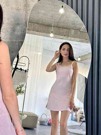 Жіноча нічна сорочка коротка нічнушка на тонких бретелях бавовняна COSY Rose Amour рожева L/XL Одеса