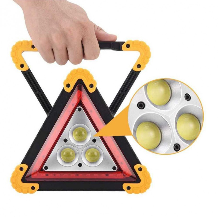 Знак аварийной остановки аккумуляторный со светодиодной подсветкой BIGEM BM-610 2250 Лм аварийный фонарь Каменец-Подольский - изображение 5