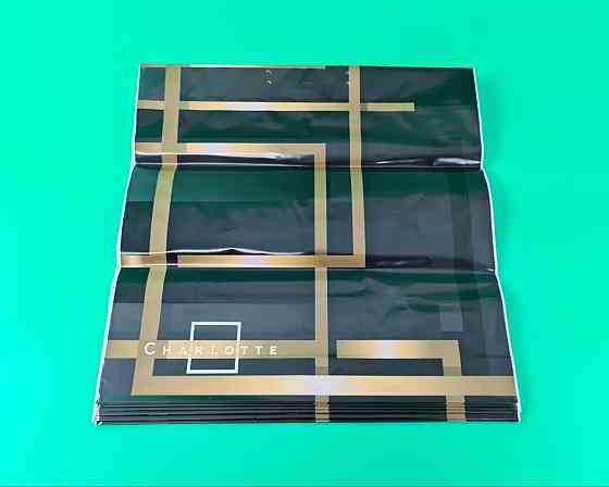 Полиэтиленовый пакет (40х40) с пластиковой ручкой