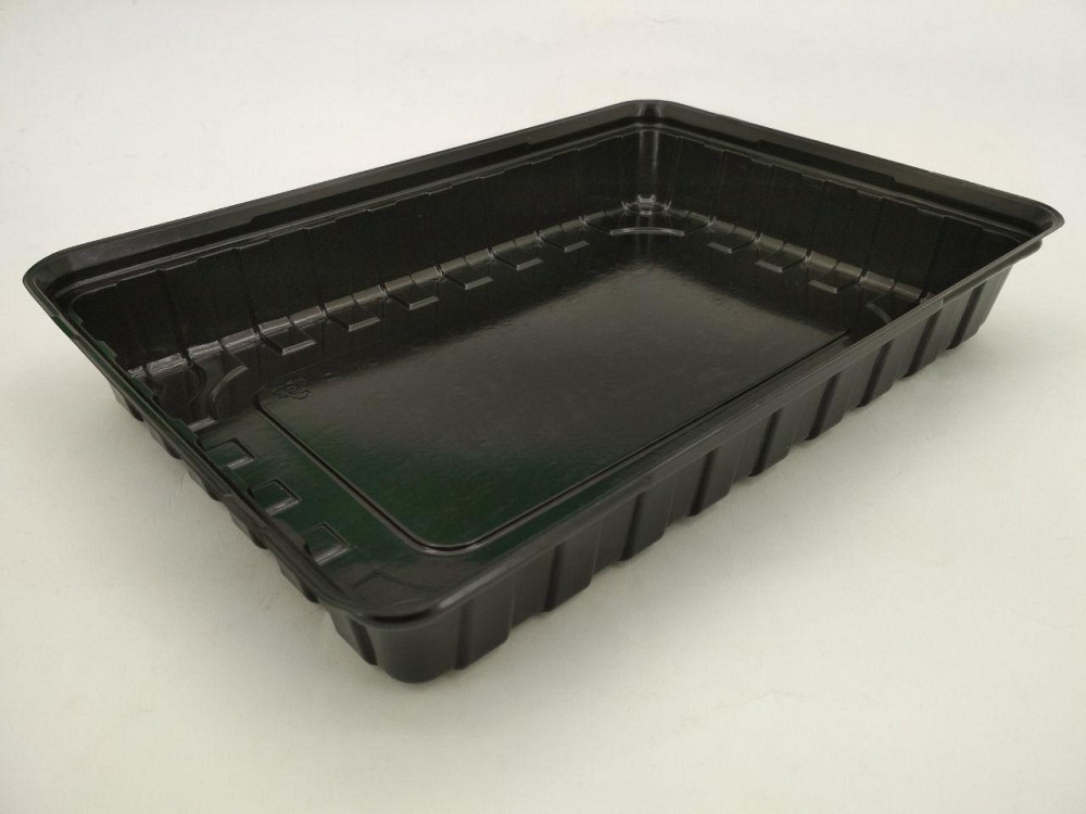 Упаковка для суші ПС-61 Чорна 27,5*19,5*40 50 шт/уп. Харків - фото 3