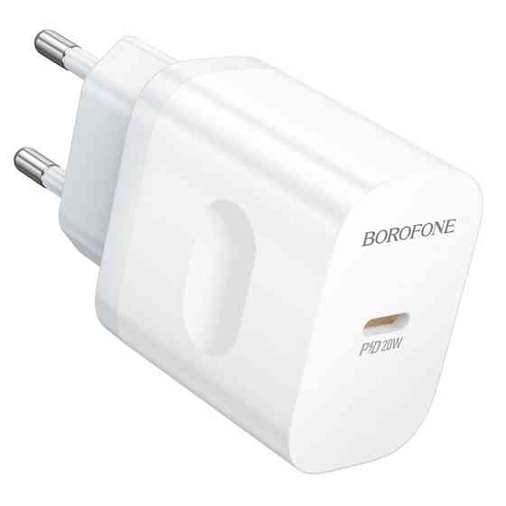 Сетевое зарядное устройство BOROFONE BA99A Breeze single port PD20W charger White Одесса