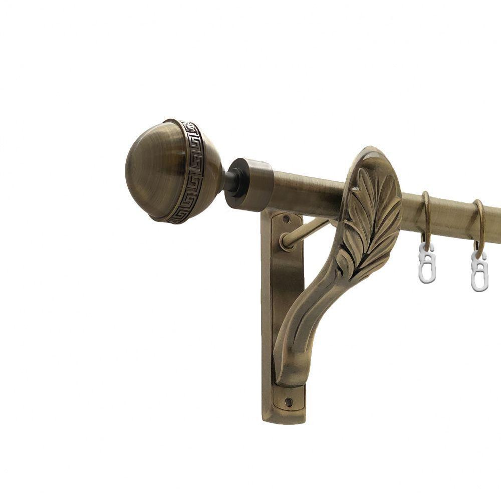 Карниз Orvit Таврика металевий однорядний ретро Антик 25 мм 240 см (00-00010280) Львів - фото 1